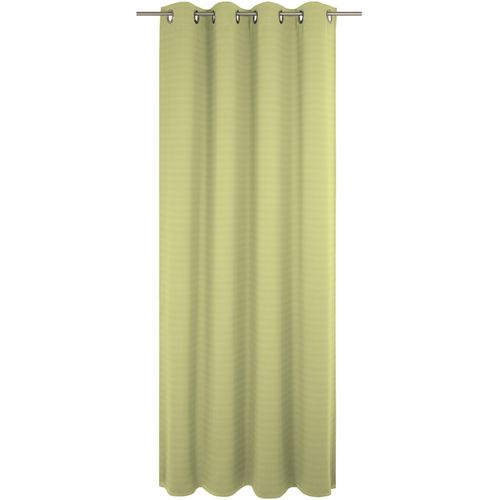 4004567469689 - Vorhang WIRTH Uni Collection light grün Gardinen 165cm Ösen 142cm Baumwolle (Bio-Baumwolle) nach Maß B142cm H165cm