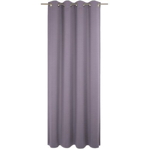 4004567474225 - Vorhang WIRTH Uni Collection light lila Gardinen 385cm Ösen 142cm Baumwolle (Bio-Baumwolle) nach Maß B142cm H385cm