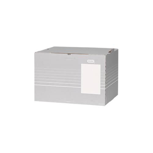 4002030014473 - Archivcontainer Tric bis A4 Frontklappe B 473 x T 325 x H 360 mm Wellpappe grau 10 Stück