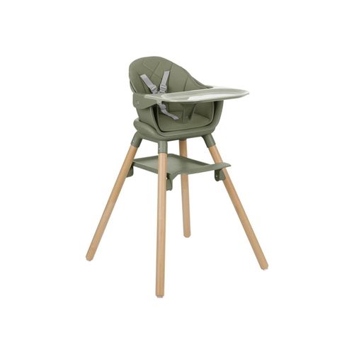 3800171209229 - Kikkaboo Kinderhochstuhl Woody 3 in 1 Holzbeine Kinderstuhl Fußstütze Tablett grün 3800171209229 - Kikkaboo Kinderhochstuhl Woody 3 in 1 Holzbeine Kinderstuhl Fußstütze Tablett grün