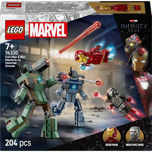5702017817927 - 76320 Marvel Super Heroes Iron Man & War Machine vs Hammer-Drohnen Konstruktionsspielzeug 5702017817927 - 76320 Marvel Super Heroes Iron Man & War Machine vs Hammer-Drohnen Konstruktionsspielzeug