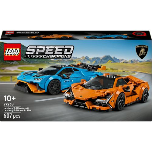 5702017816067 - 77238 Speed Champions Lamborghini Revuelto und Huracán STO Konstruktionsspielzeug 5702017816067 - 77238 Speed Champions Lamborghini Revuelto und Huracán STO Konstruktionsspielzeug