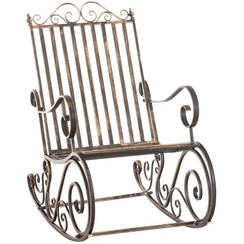 4251152682514 - Eisen-Schaukelstuhl SMILLA im Landhausstil I Schwingstuhl mit hoher Rückenlehne I In verschiedenen Farben erhältlich 4251152682514 - Eisen-Schaukelstuhl SMILLA im Landhausstil I Schwingstuhl mit hoher Rückenlehne I In verschiedenen Farben erhältlich