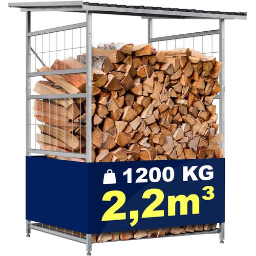 4255716348915 - Brennholzregal außen metall mit Dach Kaminholzregal aus feuerverzinkten Stahl Kaminholzunterstand mit 22m³ oder 44m³ 4255716348915 - Brennholzregal außen metall mit Dach Kaminholzregal aus feuerverzinkten Stahl Kaminholzunterstand mit 22m³ oder 44m³