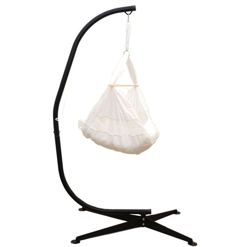 4057216042276 - Komplettset Babywiege mit Gestell - Federwiege bis 15kg - Ständer 205cm 4057216042276 - Komplettset Babywiege mit Gestell - Federwiege bis 15kg - Ständer 205cm