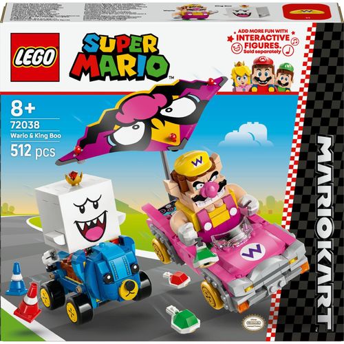 5702017816555 - 72038 Super Mario - Mario Kart Wario & König Buu Huu Konstruktionsspielzeug