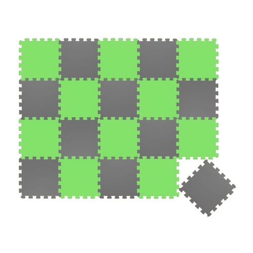 4057216045697 - 18 Pieces Baby Play Mat - 30x30 Puzzle Mats Soft Playmat Interlocking Foam Tiles - bunt