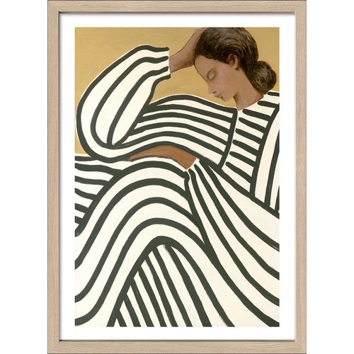 4019449520457 - Gerahmtes Bild STRIPED WOMAN