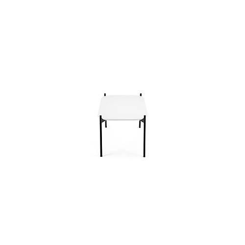 3660141226294 - Beistelltisch meet by Paperflow Meet Quadrat furniertes MDF Stahlgestell B 500 x T 500 x H 400 mm weiß schwarz