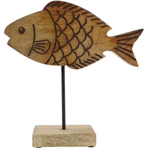 4056422137486 - Dekofigur AM DESIGN Fisch aus Mangoholz und Metall braun B5cm H20cm T20cm Holzwerkstoff Metall Dekofiguren Osterdekoration in drei Größen 4056422137486 - Dekofigur AM DESIGN Fisch aus Mangoholz und Metall braun B5cm H20cm T20cm Holzwerkstoff Metall Dekofiguren Osterdekoration in drei Größen