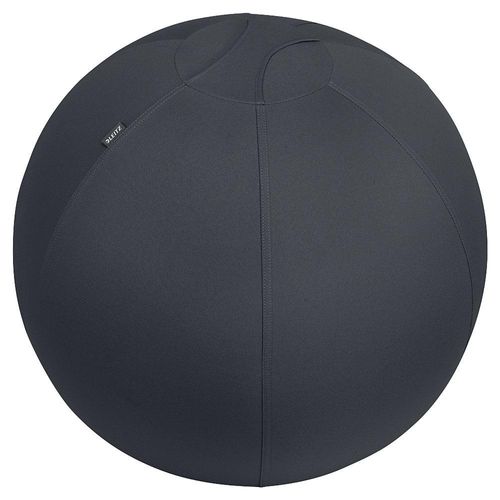 4002432134779 - Ergo Sitzball für aktives Sitzen 6542 Stoppfunktion Design Tragegriff Waschbar 65 cm Bis zu 150 kg Dunkelgrau