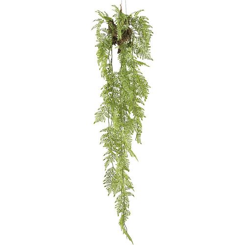 4064118188360 - Künstliche Pflanze Farnhänger inkl Metallhaken Höhe 1450 mm grün kaiserkraft