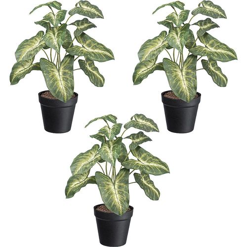4064118176879 - Künstliche Pflanze Syngonium Pixie Kunststofftopf VE 3 Stk Höhe 380 mm kaiserkraft