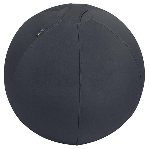 4002432134755 - Ergo Active Sitzball mit Anti-Wegroll-Design 55cm Dunkelgrau Ball chair - Stoffbezug - Bis zu 120 kg