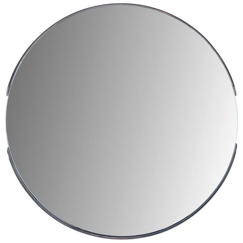 9010585787365 - Carryhome Wandspiegel  Nickel  Metall Glas  rund  40x40x35 cm  Spiegel Wandspiegel