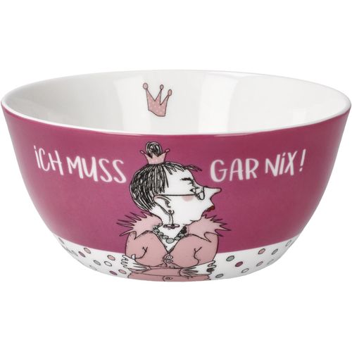 4005169357411 - Dekoschale GOEBEL Barbara Freundlieb bunt B15cm H7cm Porzellan Dekoschalen Fine Bone China Barbara Freundlieb - Ich muss gar nix