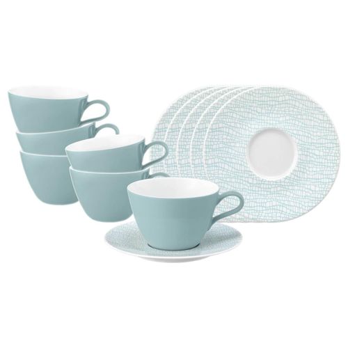 4262517045172 - Milchkaffeetassen mit Untertassen Life Fashion 370 ml 6er Set 4262517045172 - Milchkaffeetassen mit Untertassen Life Fashion 370 ml 6er Set