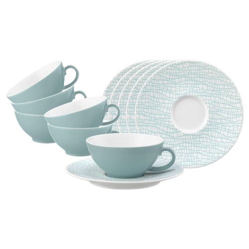 4262517044984 - Teetassen mit Untertassen Life Fashion 140 ml 6er Set 4262517044984 - Teetassen mit Untertassen Life Fashion 140 ml 6er Set