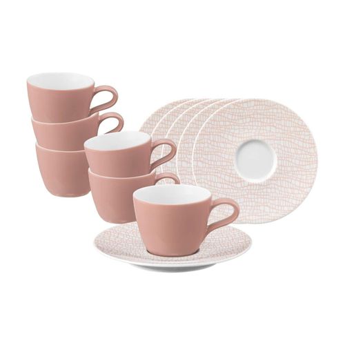 4262517045264 - Espressotassen mit Untertassen Life Fashion 90 ml 6er Set