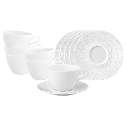 4262517045189 - Milchkaffeetassen mit Untertassen Life Fashion 370 ml 6er Set 4262517045189 - Milchkaffeetassen mit Untertassen Life Fashion 370 ml 6er Set