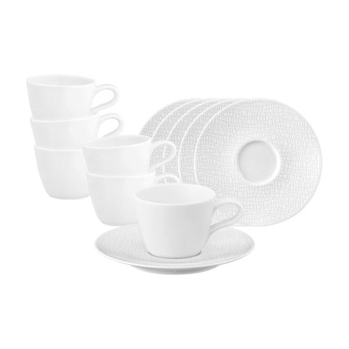 4262517045257 - Espressotassen mit Untertassen Life Fashion 90 ml 6er Set 4262517045257 - Espressotassen mit Untertassen Life Fashion 90 ml 6er Set