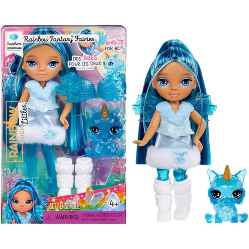 0035051543428 - Rainbow High Littles Fantasy Fairies - Sapphire Puppe