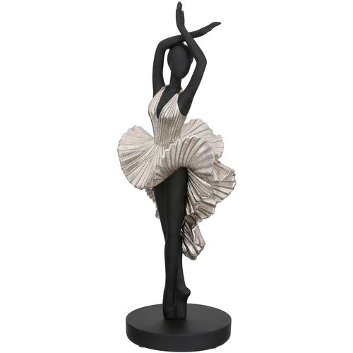 4063387576816 - Dekofigur GILDE Skulptur Ballerina Ballet schwarz H 44 cm schwarz B135cm H44cm T135cm Ø135cm Kunstharz Dekofiguren