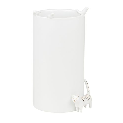 4045289162250 - Vase VOGELSCHWARM (DH 9x18 cm) DH 9x18 cm Blumenvase Blumengefäß