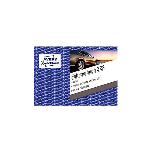 4004182002223 - AVERY Zweckform Fahrtenbuch Pkw mit Kraftstoffverbrauch Formularbuch 222