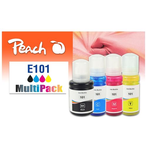 7640460548341 - E101 4 Druckerpatronen (bk c m y) ersetzt Epson No 101 für zB Epson EcoTank L 14150 Epson EcoTank L 4100 Epson EcoTank L 4150