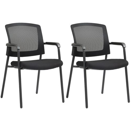 4255716372316 - Besucherstuhl 2er Set Konferenzstuhl Volga mit Armlehne stapelbarer mit Rückenlehne Büro Stuhl für Besprechungsräume 4255716372316 - Besucherstuhl 2er Set Konferenzstuhl Volga mit Armlehne stapelbarer mit Rückenlehne Büro Stuhl für Besprechungsräume