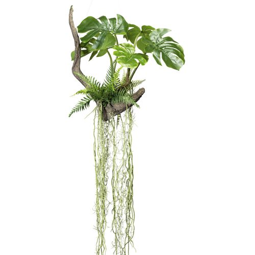 4064118971825 - Kunstpflanze CREATIV GREEN Splitphilodendron Kunstpflanzen Gr B H 50 cm x 160 cm 1 St grün Künstliche Zimmerpflanzen