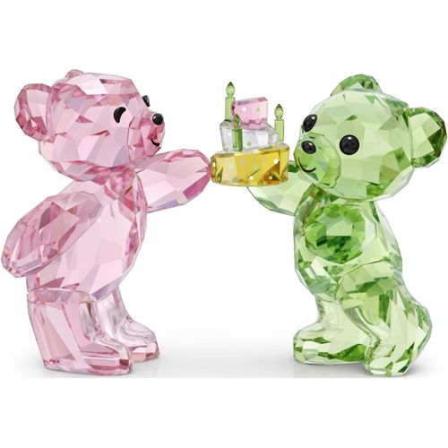 9009656398586 - Dekofigur SWAROVSKI Kris Bär Geburtstagsbären 5639858 Dekofiguren Gr B H T 3 cm x 41 cm x 59 cm Jahresausgabe 2021 Jubiläumsornament 30 Jahre bunt (rosa grün gelb schwarz) Weihnachtsengel Weihnachtsfiguren Kristall