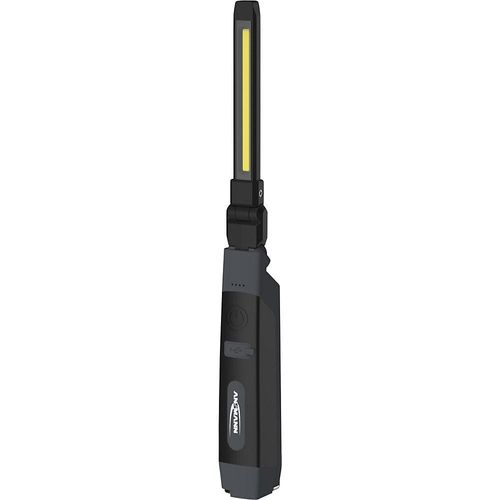 4013674156719 - LED-Werkstattleuchte IL500R 500 lm (Hauptleuchte) 130 lm (Knopfleuchte) bis zu 12 h IP20 IK07 B 43 × T 33 x H 320 mm schwarz