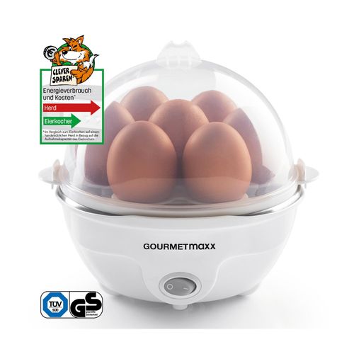 4067522047759 - GOURMETmaxx Eierkocher für 7 Eier 350W weiß