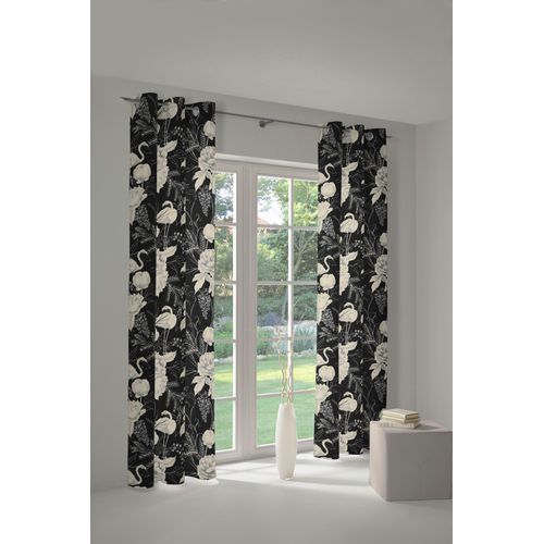4004567286132 - Vorhang ADAM Vorhang Eden aus 100 % Bio-Baumwolle Ösen (1 St) Gr 1 schwarz-weiß (weiß schwarz) B145cm H145cm Jacquard Baumwolle (Bio-Baumwolle) Gardinen Blickdichter Vorhang Eden aus Bio-Baumwolle Made in Germany 4004567286132 - Vorhang ADAM Vorhang Eden aus 100 % Bio-Baumwolle Ösen (1 St) Gr 1 schwarz-weiß (weiß schwarz) B145cm H145cm Jacquard Baumwolle (Bio-Baumwolle) Gardinen Blickdichter Vorhang Eden aus Bio-Baumwolle Made in Germany