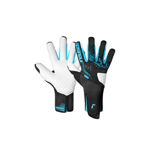 4060485567319 - Torwarthandschuhe REUSCH Attrakt Freegel SpeedBump Strapless Damen Gr 105 bunt (schwarz türkis) 4% Polyurethan 51% Elastodien 45% Polyester mehrfarbig Sportlich Handschuhe mit Evolution Negative Cut