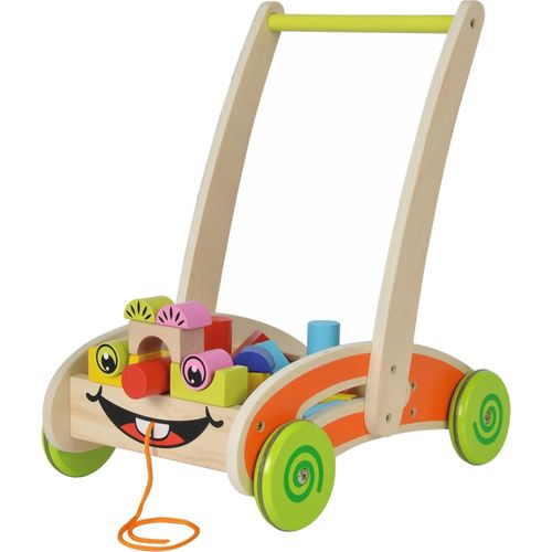 4003046018332 - Eichhorn - Spiel- und Lauflernwagen SMILEY 36-teilig aus Holz in bunt