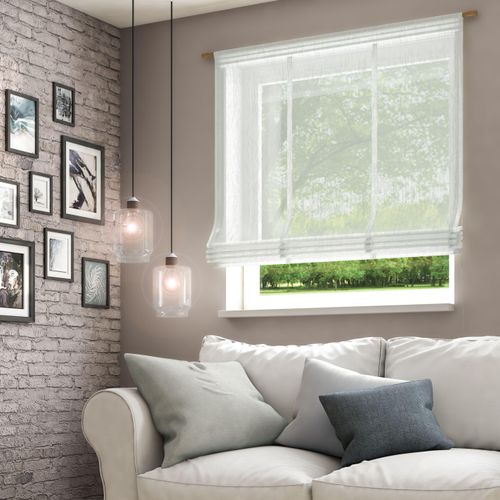 4006470481826 - Raffrollo NEUTEX FOR YOU Libre-ECO Gr 1 beige (creme) B60cm H140cm Jacquard Obermaterial 100% Polyester Raffrollos Topseller