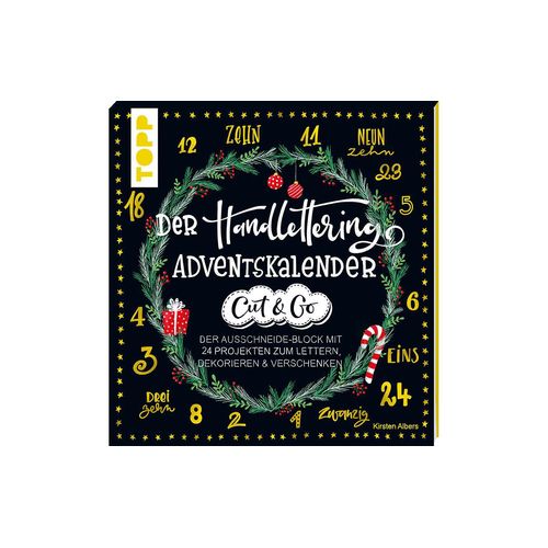 9783772447471 - Adventskalender   Der Handlettering-Adventskalender - Cut & Go - Kirsten Albers Kartoniert (TB)