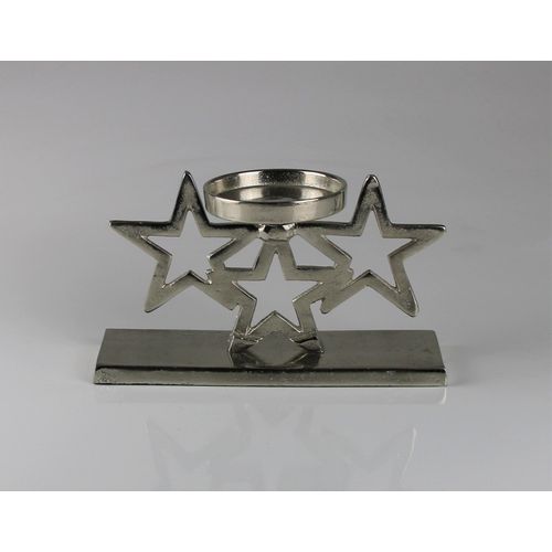 4056422266773 - Kerzenständer AM DESIGN aus Aluminium silber B12cm H24cm Aluminium Kerzenhalter BxH 12x24 cm 4056422266773 - Kerzenständer AM DESIGN aus Aluminium silber B12cm H24cm Aluminium Kerzenhalter BxH 12x24 cm