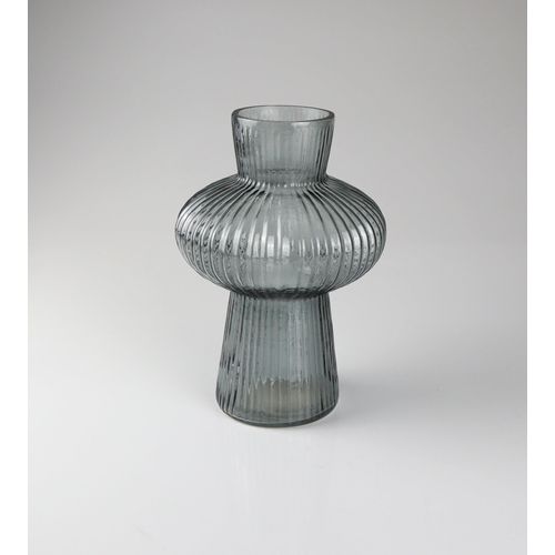 4056422467408 - Dekovase AM DESIGN aus Glas grau (rauch) B15cm H21cm Glas Vasen 2er Set BxH 15x21 cm 4056422467408 - Dekovase AM DESIGN aus Glas grau (rauch) B15cm H21cm Glas Vasen 2er Set BxH 15x21 cm