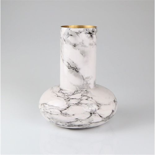 4056422304628 - Dekovase AM DESIGN aus Metall grau B16cm H21cm Metall Vasen BxH 16x21 cm 4056422304628 - Dekovase AM DESIGN aus Metall grau B16cm H21cm Metall Vasen BxH 16x21 cm