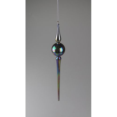 4056422102262 - Christbaumschmuck AM DESIGN aus Glas BxH 6x40 cm irisierend B6cm H40cm Weihnachtsbaumschmuck 3er Set 4056422102262 - Christbaumschmuck AM DESIGN aus Glas BxH 6x40 cm irisierend B6cm H40cm Weihnachtsbaumschmuck 3er Set