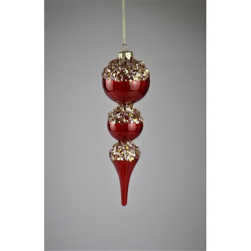 4056422402546 - Christbaumschmuck AM DESIGN aus Glas Ø 21 cm rot Ø21cm Weihnachtsbaumschmuck 2er Set 4056422402546 - Christbaumschmuck AM DESIGN aus Glas Ø 21 cm rot Ø21cm Weihnachtsbaumschmuck 2er Set