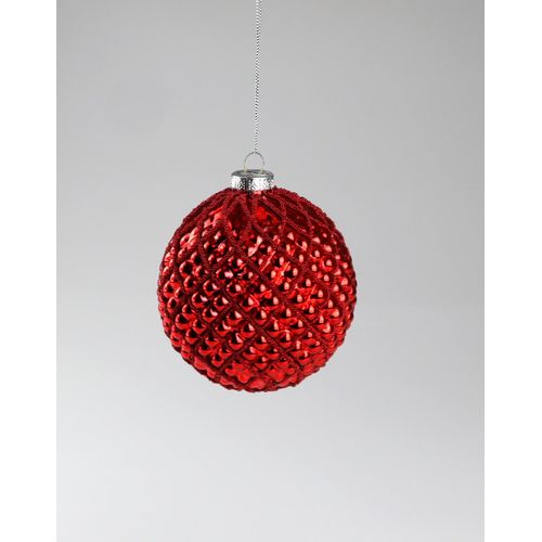 4056422490918 - Weihnachtsbaumkugel AM DESIGN aus Glas Ø 10 cm rot Ø10cm Glas Weihnachtsbaumkugeln 4er Set 4056422490918 - Weihnachtsbaumkugel AM DESIGN aus Glas Ø 10 cm rot Ø10cm Glas Weihnachtsbaumkugeln 4er Set