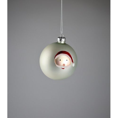 4056422402775 - Weihnachtsbaumkugel AM DESIGN aus Glas Ø 8 cm weiß Ø8cm Glas Weihnachtsbaumkugeln 6er Set
