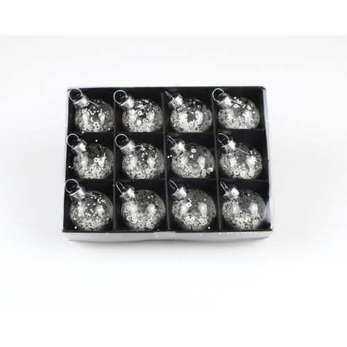 4056422494695 - Weihnachtsbaumkugel AM DESIGN aus Glas Ø 3 cm silber Ø3cm Glas Weihnachtsbaumkugeln 3er Set 4056422494695 - Weihnachtsbaumkugel AM DESIGN aus Glas Ø 3 cm silber Ø3cm Glas Weihnachtsbaumkugeln 3er Set