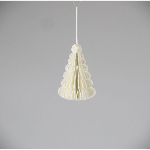 4056422469808 - Dekobaum AM DESIGN Dekofigur aus Papier weiß B5cm H7cm Papier Dekofiguren 8er Set BxH 5x7 cm