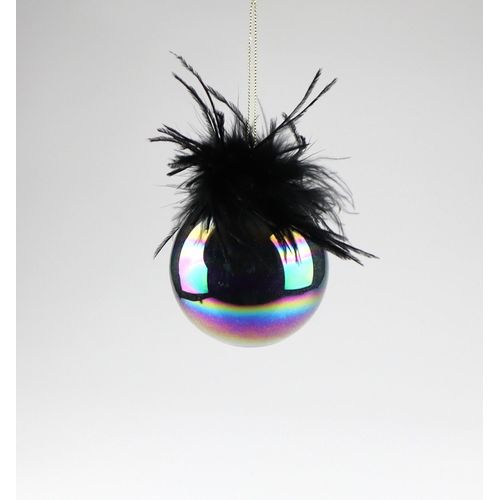 4056422494756 - Weihnachtsbaumkugel AM DESIGN aus Glas Ø 8 cm schwarz Ø8cm Glas Weihnachtsbaumkugeln 4er Set 4056422494756 - Weihnachtsbaumkugel AM DESIGN aus Glas Ø 8 cm schwarz Ø8cm Glas Weihnachtsbaumkugeln 4er Set